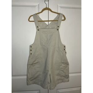 Vintage Northern Reflections Shortalls Overalls Womens L Bib Dungaree Garden 90s